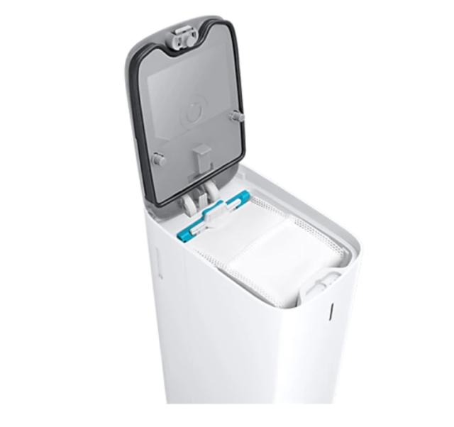 Прахосмукачка Samsung VR50T95735W/GE, Vacuum Cleaner Robot Jet Bot with LiDAR Sensor, 170 W, Dust capacity 0.2 l,  74 dBA, Clean Station, 5-layer filtration system, Fully washable container, Wi-fi, SmartThings, Smoky white