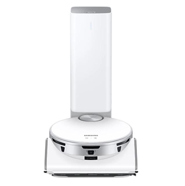 Прахосмукачка Samsung VR50T95735W/GE, Vacuum Cleaner Robot Jet Bot with LiDAR Sensor, 170 W, Dust capacity 0.2 l,  74 dBA, Clean Station, 5-layer filtration system, Fully washable container, Wi-fi, SmartThings, Smoky white