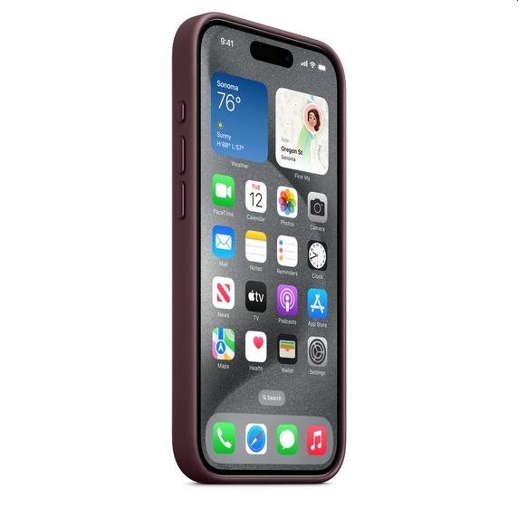Калъф Apple iPhone 15 Pro FineWoven Case with MagSafe - Mulberry