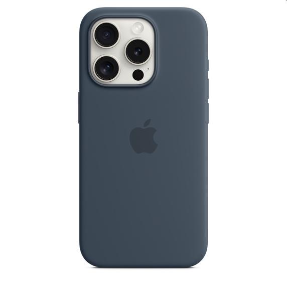 Калъф Apple iPhone 15 Pro Silicone Case with MagSafe - Storm Blue