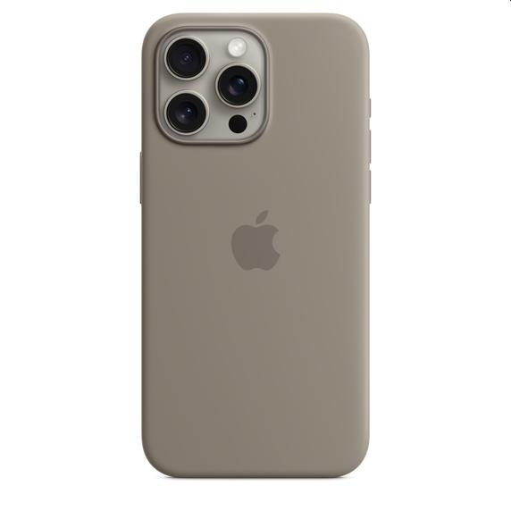 Калъф Apple iPhone 15 Pro Max Silicone Case with MagSafe - Clay