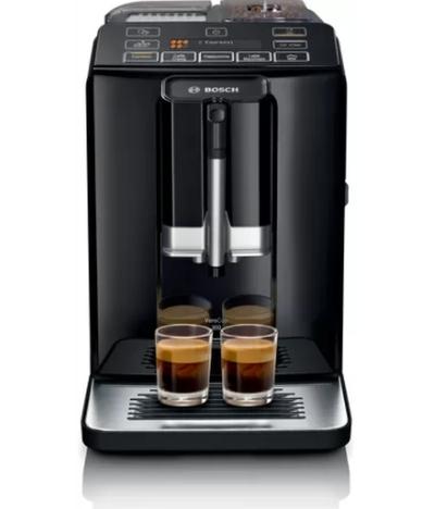 Кафемашина Bosch TIS30329RW, Automatic coffee-espresso machine, VeroCup 300, 1300 W, 1.4 litre, 15 bar, 2 cups, silver