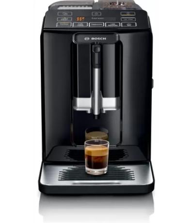 Кафемашина Bosch TIS30329RW, Automatic coffee-espresso machine, VeroCup 300, 1300 W, 1.4 litre, 15 bar, 2 cups, silver