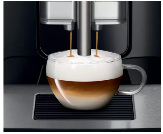 Кафемашина Bosch TIS30329RW, Automatic coffee-espresso machine, VeroCup 300, 1300 W, 1.4 litre, 15 bar, 2 cups, silver