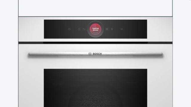 Фурна Bosch HBG7341W1, SER8, Built-in oven 60 x 60 cm, 71 l, TFT touch display, Digital control ring, Hotair Gentle, Air Fry function, A+, Eco Clean Direct, Oven Assistant, Home Connect, White