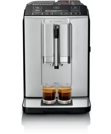Кафемашина Bosch TIS30521RW, Automatic coffee-espresso machine, VeroCup 500, 1300 W, 1.4 litre, 15 bar, 2 cups, silver