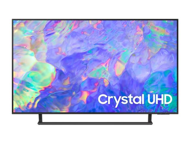 Телевизор Samsung 50" 50CU8572 4K LED TV, SMART, 3xHDMI, 2xUSB, Wi-Fi 5, Bluetooth 5.2, Frameless, Black