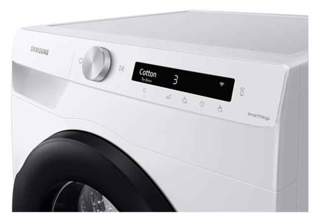 Сушилня Samsung DV80T5220AW/S7, Tumble dryer with Heat pump end 2 in 1 filtration system, 8kg, A+++, Wrinkle prevention, Quick Dry 35 ',AI Control, Diamond drum, White