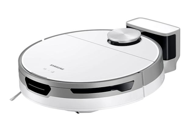 Прахосмукачка Samsung VR30T80313W/GE, Vacuum Cleaner Robot Jet Bot with LiDAR Sensor, 60 W, Dust capacity 0.4 l, 76 dBA, LED Display, SmartThings, Wi-fi Control, Washable Dust Bin, Self-cleaning brush, Smoky white
