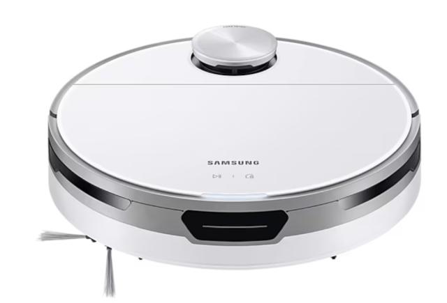 Прахосмукачка Samsung VR30T80313W/GE, Vacuum Cleaner Robot Jet Bot with LiDAR Sensor, 60 W, Dust capacity 0.4 l, 76 dBA, LED Display, SmartThings, Wi-fi Control, Washable Dust Bin, Self-cleaning brush, Smoky white