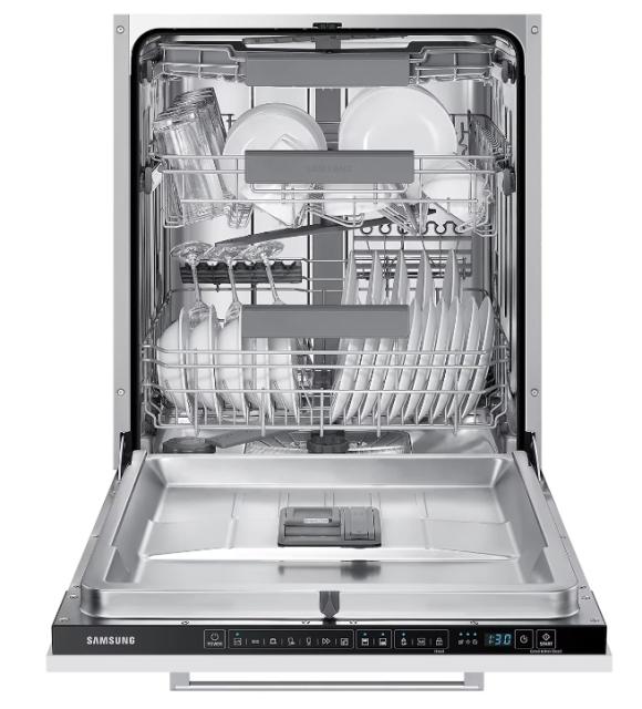 Съдомиялна машина Samsung DW60A6092IB/EO, Built-in Dishwasher, 60 cm, Energy Efficiency D, Capacity 14 p/s, Programs 7,  Half Load, LED Display, Water Consumption Per Cicle 10.5 L, Noise Level 44 dBA