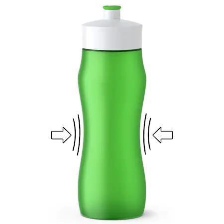 Бутилка за вода Tefal K3200412, SQUEEZE BOTTLE 0.6L GREEN TEF1