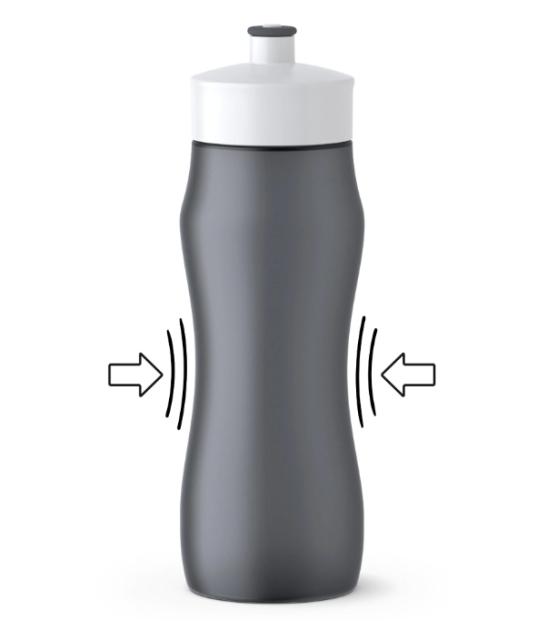 Бутилка за вода Tefal K3200112, SQUEEZE BOTTLE 0.6L ANTHRA. TEF1