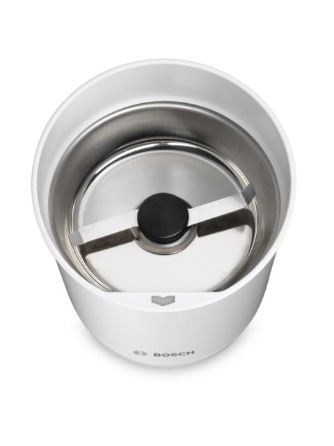 Кафемелачка Bosch TSM6A011W, Coffee grinder, 180W, up to 75g coffee beans, White