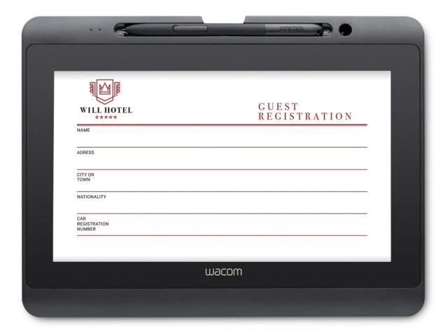 Таблет Wacom Signature Set - DTH-1152 & sign pro PDF Lite