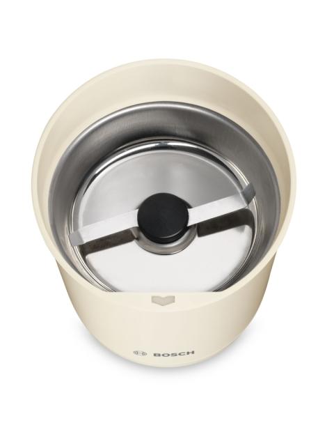 Кафемелачка Bosch TSM6A017C, Coffee grinder, 180W, up to 75g coffee beans, Cream
