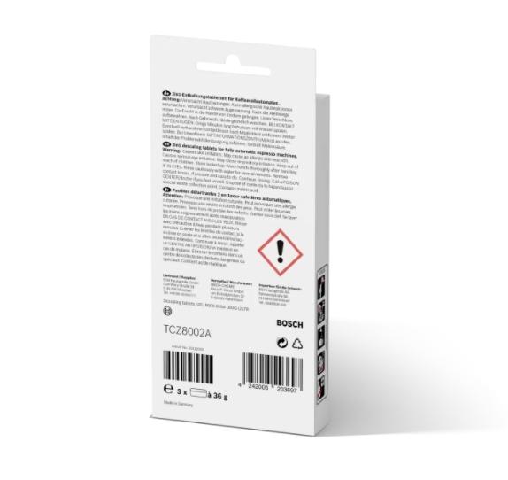 Аксесоар Accessory for coffee machines and TASSIMO, Decalcification tablets