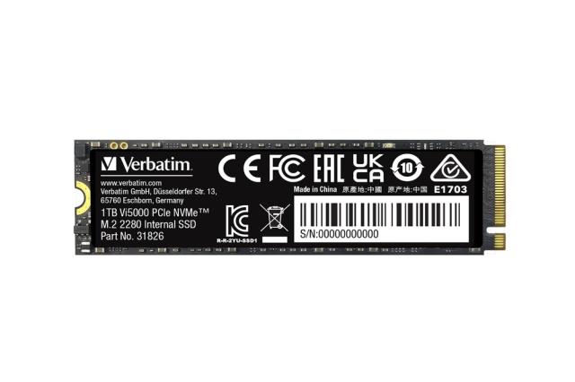 Твърд диск Verbatim Vi5000 Internal PCIe NVMe M.2 SSD 1TB