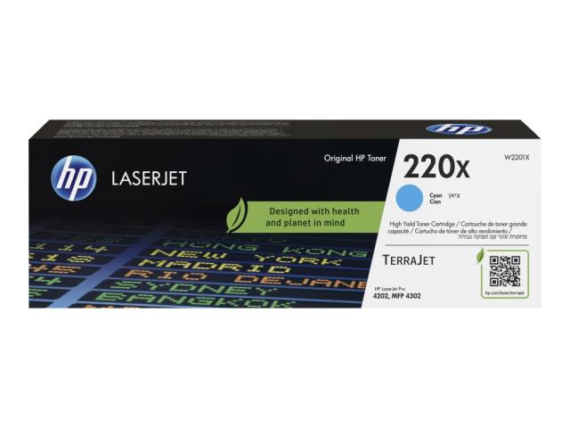Консуматив HP 220X Cyan Original LaserJet Toner Cartridge - 5 500k.