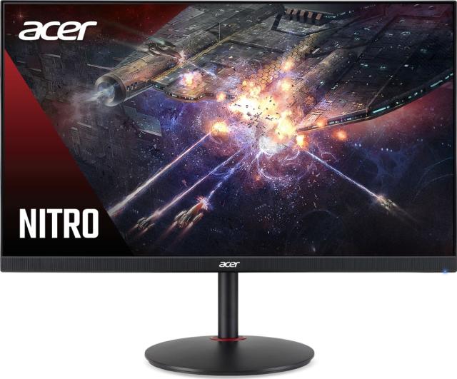 Монитор Acer Nitro XV271Zbmiiprx, 27" IPS, Anti-Glare, ZeroFrame, AMD FreeSync Prem., HDR 400, 1ms/0.5ms(Min.), 100M:1, 400nits, 1920x1080 FHD, up to 280Hz, 2xHDMI, DP, Audio out, 2x2W, Ergostand, Tilt, Black