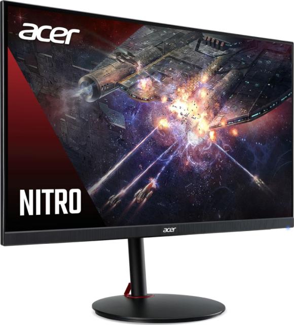 Монитор Acer Nitro XV271Zbmiiprx, 27" IPS, Anti-Glare, ZeroFrame, AMD FreeSync Prem., HDR 400, 1ms/0.5ms(Min.), 100M:1, 400nits, 1920x1080 FHD, up to 280Hz, 2xHDMI, DP, Audio out, 2x2W, Ergostand, Tilt, Black