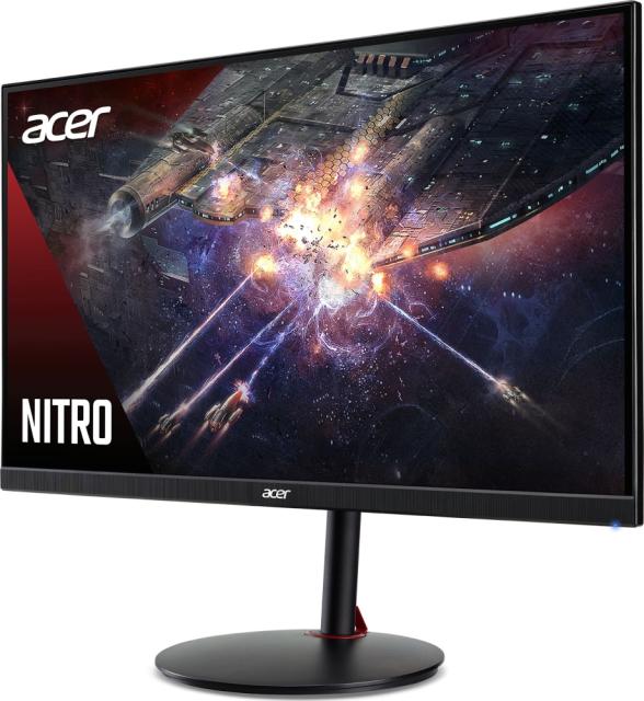 Монитор Acer Nitro XV271Zbmiiprx, 27" IPS, Anti-Glare, ZeroFrame, AMD FreeSync Prem., HDR 400, 1ms/0.5ms(Min.), 100M:1, 400nits, 1920x1080 FHD, up to 280Hz, 2xHDMI, DP, Audio out, 2x2W, Ergostand, Tilt, Black