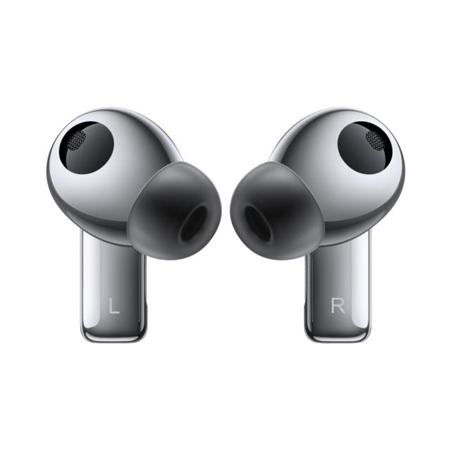 Слушалки Huawei Freebuds Pro3 Piano-T100, Silber Frost, Dual speaker true sound, Inteligent dynamic ANC 3.0, Triple adaptive EQ, Bluetooth 5.2, USB-C