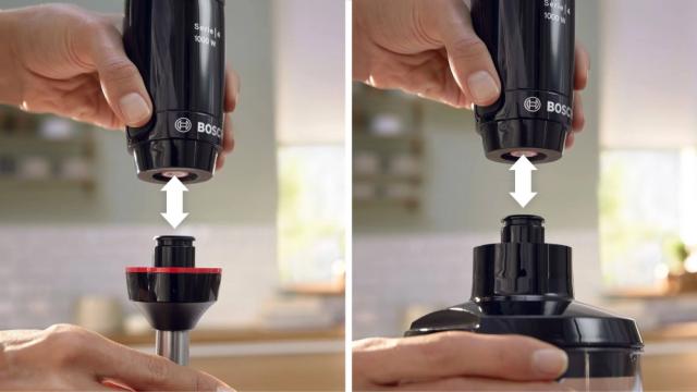Пасатор Bosch MSM4B623, SER4, Blender, ErgoMaster, 1000 W, Dynamic Speed Control, QuattroBlade System, Included Blender, Chopper, ProPuree, Stainless steel whisk & Measuring cup, Black, anthracite