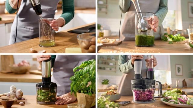 Пасатор Bosch MSM6M871, SER6, Blender, ErgoMaster, 1200 W, Dynamic Speed Control, QuattroBlade System Pro, Included Blender, Food processor, Measuring cup, Chopper & Stainless steel whisk, Stainless steel