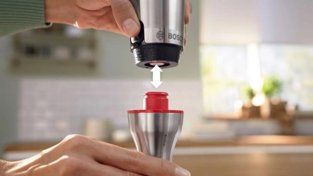 Пасатор Bosch MSM6M871, SER6, Blender, ErgoMaster, 1200 W, Dynamic Speed Control, QuattroBlade System Pro, Included Blender, Food processor, Measuring cup, Chopper & Stainless steel whisk, Stainless steel