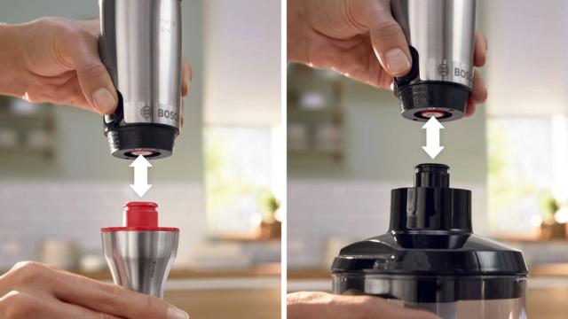 Пасатор Bosch MSM6M871, SER6, Blender, ErgoMaster, 1200 W, Dynamic Speed Control, QuattroBlade System Pro, Included Blender, Food processor, Measuring cup, Chopper & Stainless steel whisk, Stainless steel