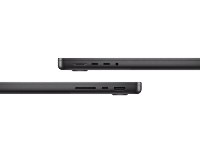 Лаптоп Apple MacBook Pro 14" 2023, 14.2", Apple M3 Max 14C (3.50 - 4.05 GHz, 36 M), 30 ядра GPU Apple M3 Max, 36GB, 1TB SSD, Space Black