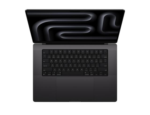 Лаптоп Apple MacBook Pro 16" 2023, 16.2", Apple M3 Max 16C (3.50 - 4.05 GHz, 36 M), 40 ядра GPU Apple M3 Max, 48GB, 1TB SSD, Space Black