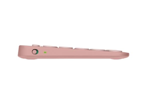 Клавиатура Logitech Pebble Keys 2 K380s Tonal Rose, Bluetooth