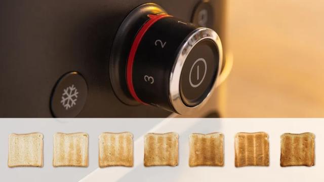 Тостер Bosch TAT4M223, MyMoment Compact toaster, 950 W, Auto power off, Defrost and reheat setting, Removable and foldable bun attachment, High lift, Black