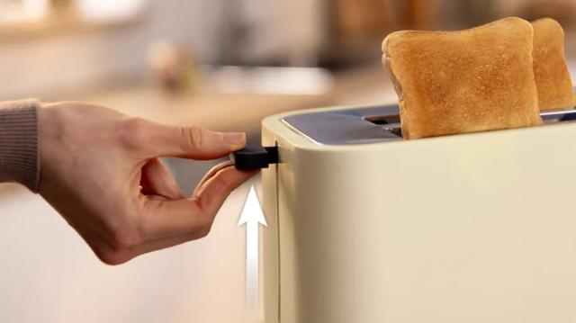 Тостер Bosch TAT4M227, MyMoment Compact toaster, 950 W, Auto power off, Defrost and reheat setting, Removable and foldable bun attachment, High lift, Cream