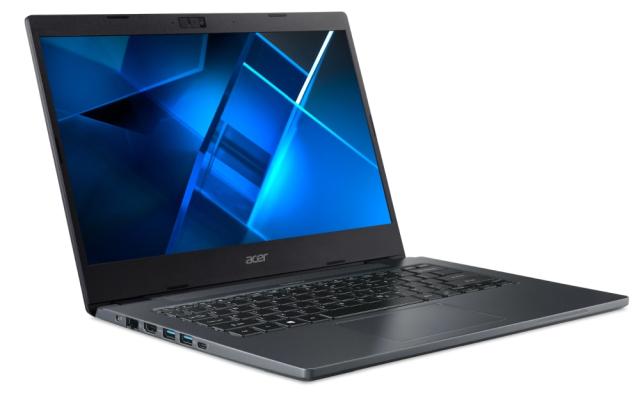 Лаптоп Acer Travelmate TMP413-51-TCO-56FZ, Core i5-1335U, (3.4GHz up to 4.60Ghz, 12MB), 13.3" IPS (WUXGA 1920 x 1200), 1*16GB LPDDR5, 512GB PCIe NVMe SSD, Intel UMA, HD camera with shutter + mic, TPM 2.0, FPR, Wi-Fi 6E, BT, KB, Win 11 Pro, Blue, 3Y W