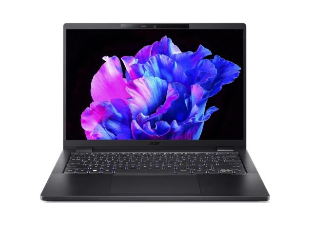 Лаптоп Acer Travelmate TMP614-53-TCO-78PV, Core i7-1355U, (3.7GHz up to 5.0Ghz, 12MB), 14" (WUXGA 1920 x 1200) IPS, 1*32GB LPDDR5, 1024GB PCIe NVMe SSD, Intel UMA, FHD cam shutter + mic, WWAN FM350-GL (5G),  Micro SD, FPR, Wi-Fi 6E, BT, KB, Win 11 Pr