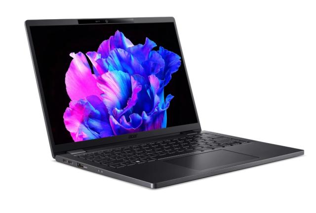 Лаптоп Acer Travelmate TMP614-53-TCO-78PV, Core i7-1355U, (3.7GHz up to 5.0Ghz, 12MB), 14" (WUXGA 1920 x 1200) IPS, 1*32GB LPDDR5, 1024GB PCIe NVMe SSD, Intel UMA, FHD cam shutter + mic, WWAN FM350-GL (5G),  Micro SD, FPR, Wi-Fi 6E, BT, KB, Win 11 Pr