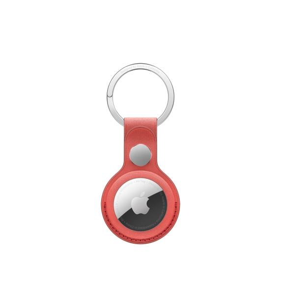 Аксесоар Apple AirTag FineWoven Key Ring - Coral