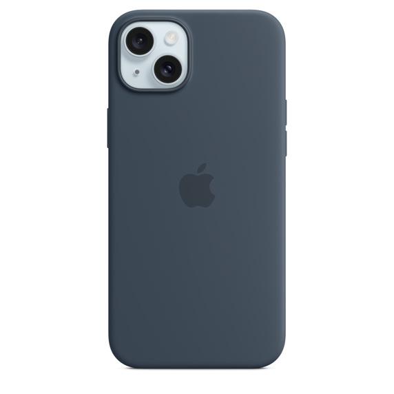 Калъф Apple iPhone 15 Plus Silicone Case with MagSafe - Storm Blue
