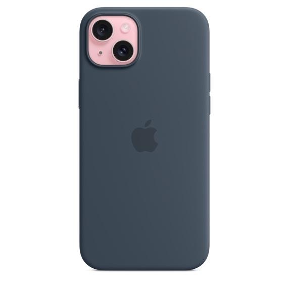 Калъф Apple iPhone 15 Plus Silicone Case with MagSafe - Storm Blue