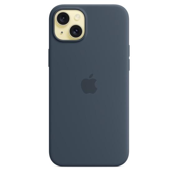 Калъф Apple iPhone 15 Plus Silicone Case with MagSafe - Storm Blue