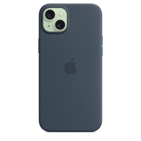 Калъф Apple iPhone 15 Plus Silicone Case with MagSafe - Storm Blue