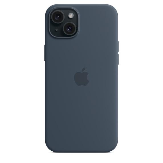 Калъф Apple iPhone 15 Plus Silicone Case with MagSafe - Storm Blue