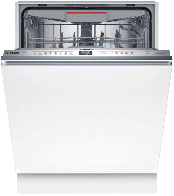 Съдомиялна Bosch SMD6ECX00E SER6 Dishwasher fully integrated, B, EcoDrying, 9,0l, 14ps, 8p/5o, 42dB(B), Silence 41dB, OpenAssist, display, 3rd drawer, Extra Clean Zone, TimeLight, HC
