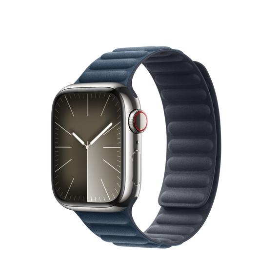 Каишка за часовник Apple 41mm Pacific Blue Magnetic Link - S/M