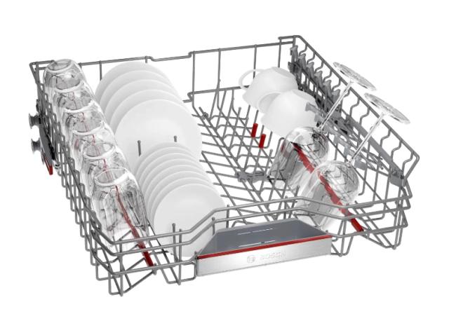 Съдомиялна Bosch SMS4ENI06E SER4 Free-standing dishwasher, B, EcoDrying, 9,0l, 13ps, 6p/5o, 42dB(B), Silence 41dB, Extra Space 3rd basket, Rackmatic, inox, HC