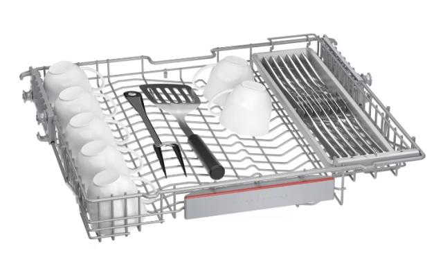 Съдомиялна Bosch SMS4ENI06E SER4 Free-standing dishwasher, B, EcoDrying, 9,0l, 13ps, 6p/5o, 42dB(B), Silence 41dB, Extra Space 3rd basket, Rackmatic, inox, HC