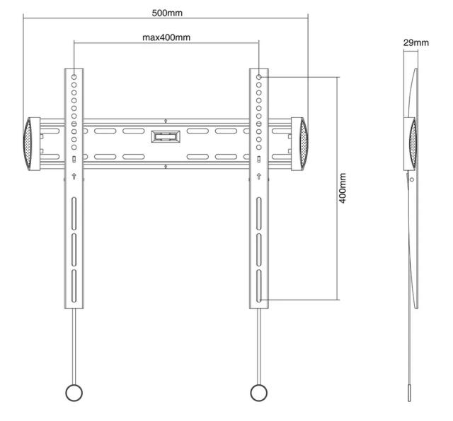 Стойка Neomounts Flat Screen Wall Mount (fixed)